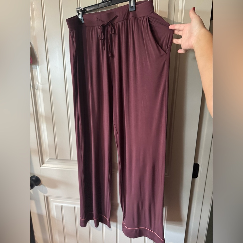 COZY EARTH Women's Bamboo Stretch-Knit Pajama Pants (Large) 🏷️ NEW w TAGS - Picture 5 of 17